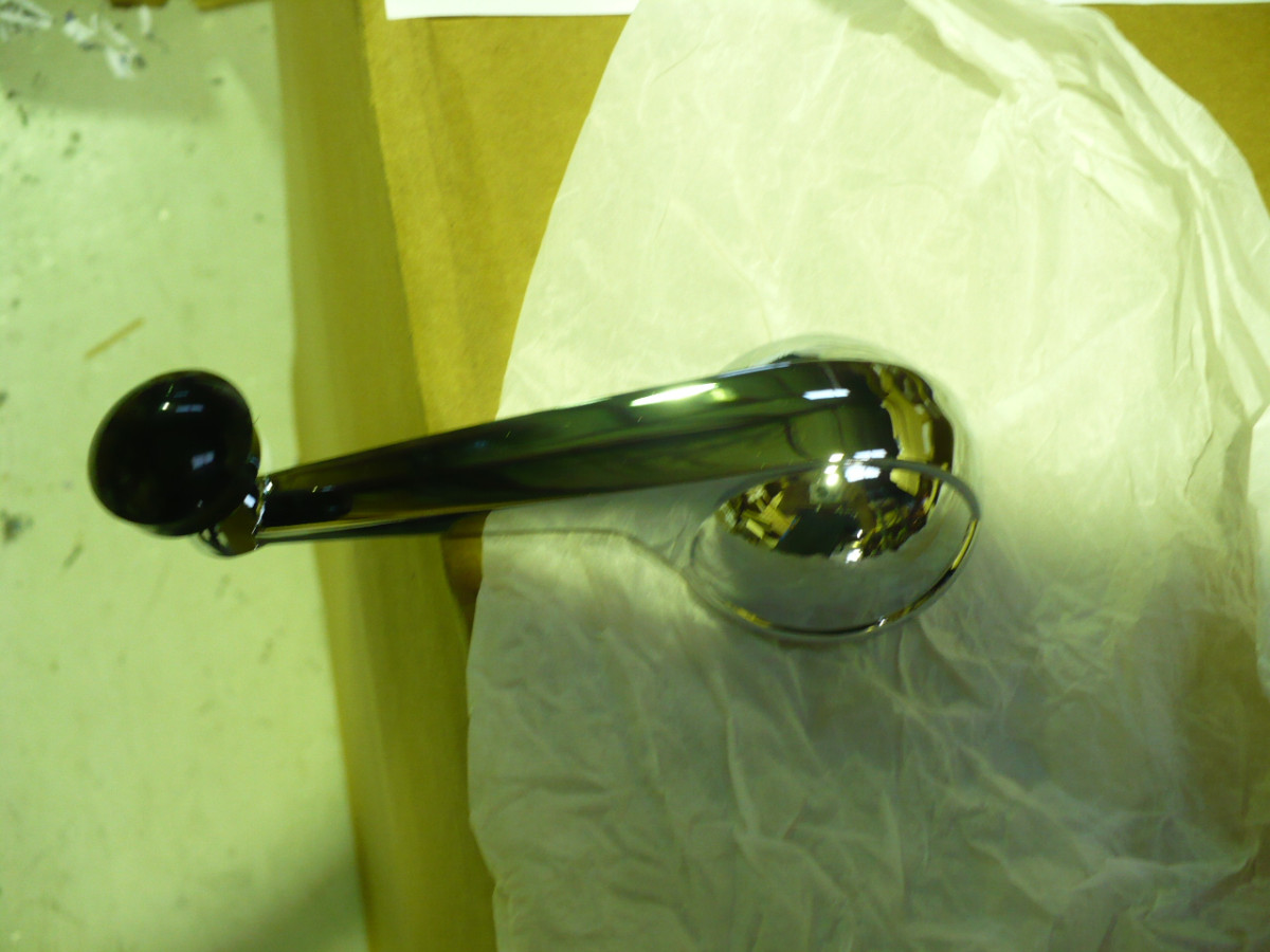 Chevy Pickup 47 66 Window Winder Handle With Black Knob