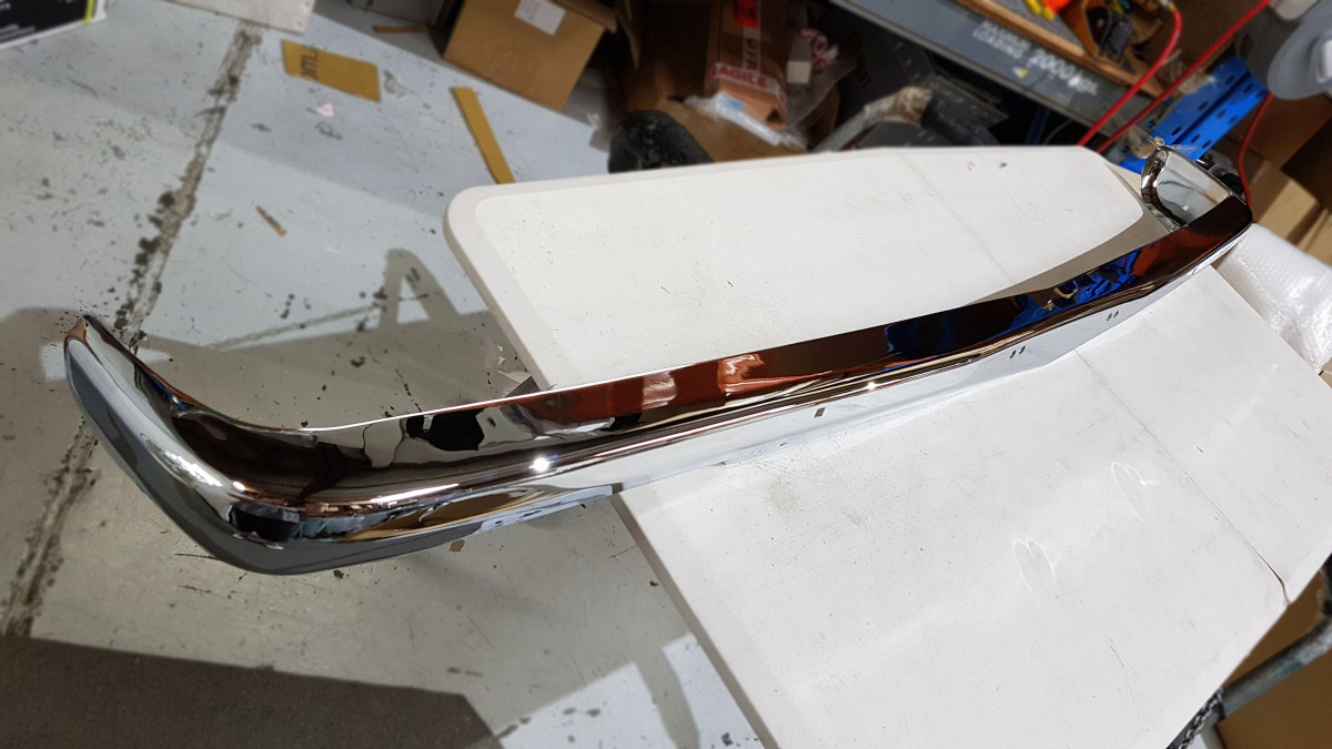 Datsun 1200 Chrome Front Bumper Bar 1200 Sedan Ute Datsun