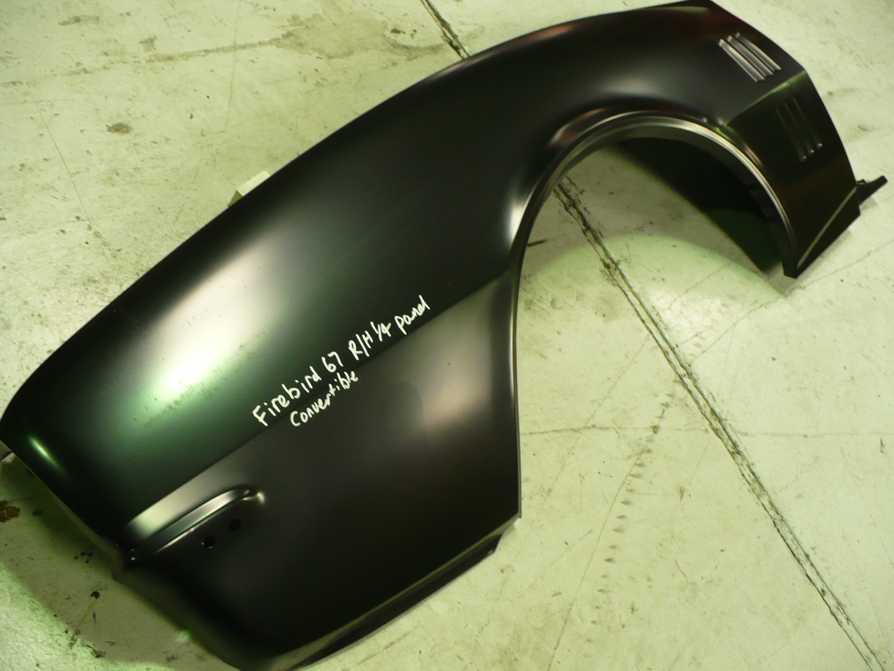 Firebird 1967 Convertible Right Hand Quarter Panel