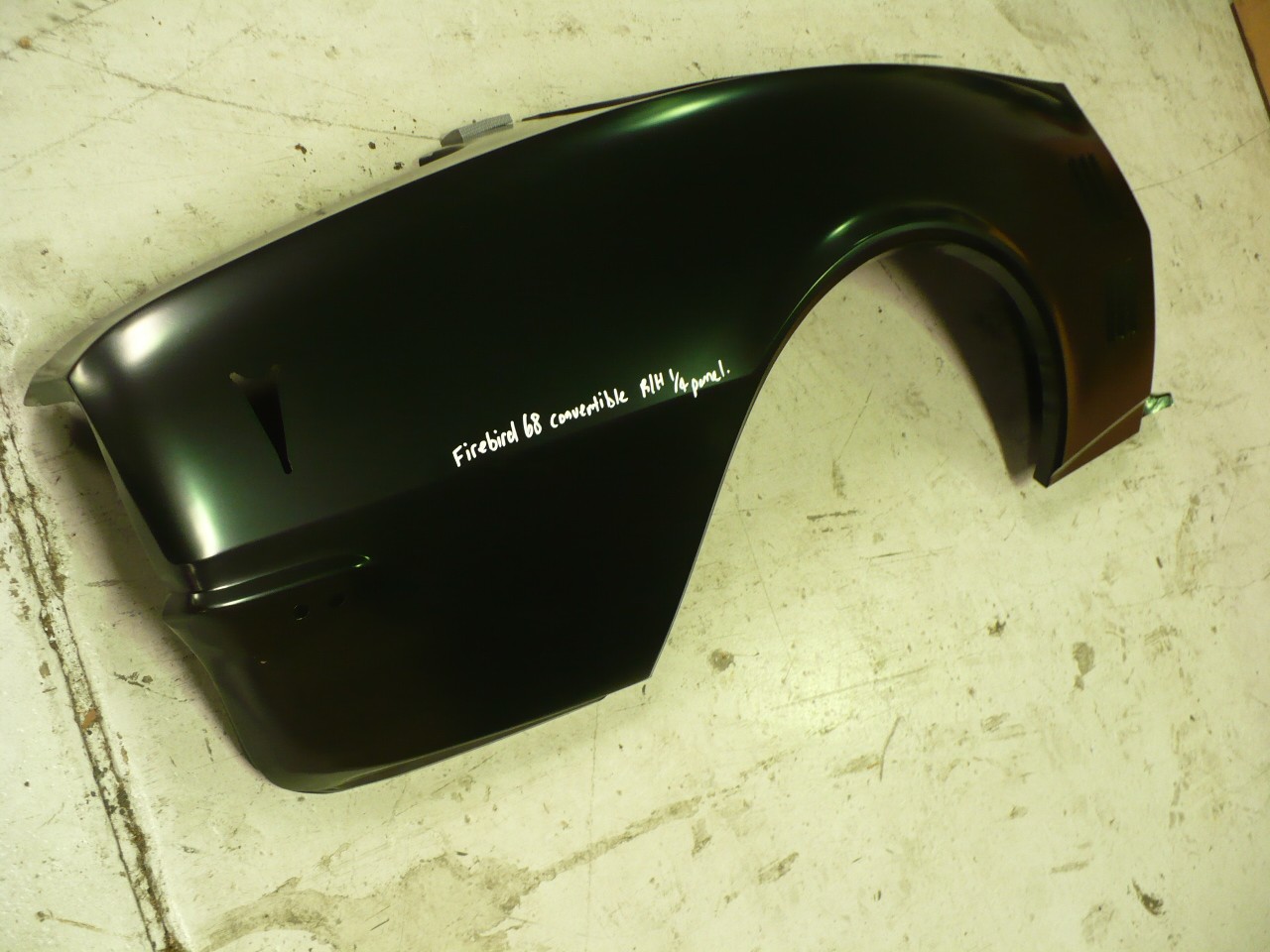 Firebird 1968 Convertible Right Hand Quarter Panel