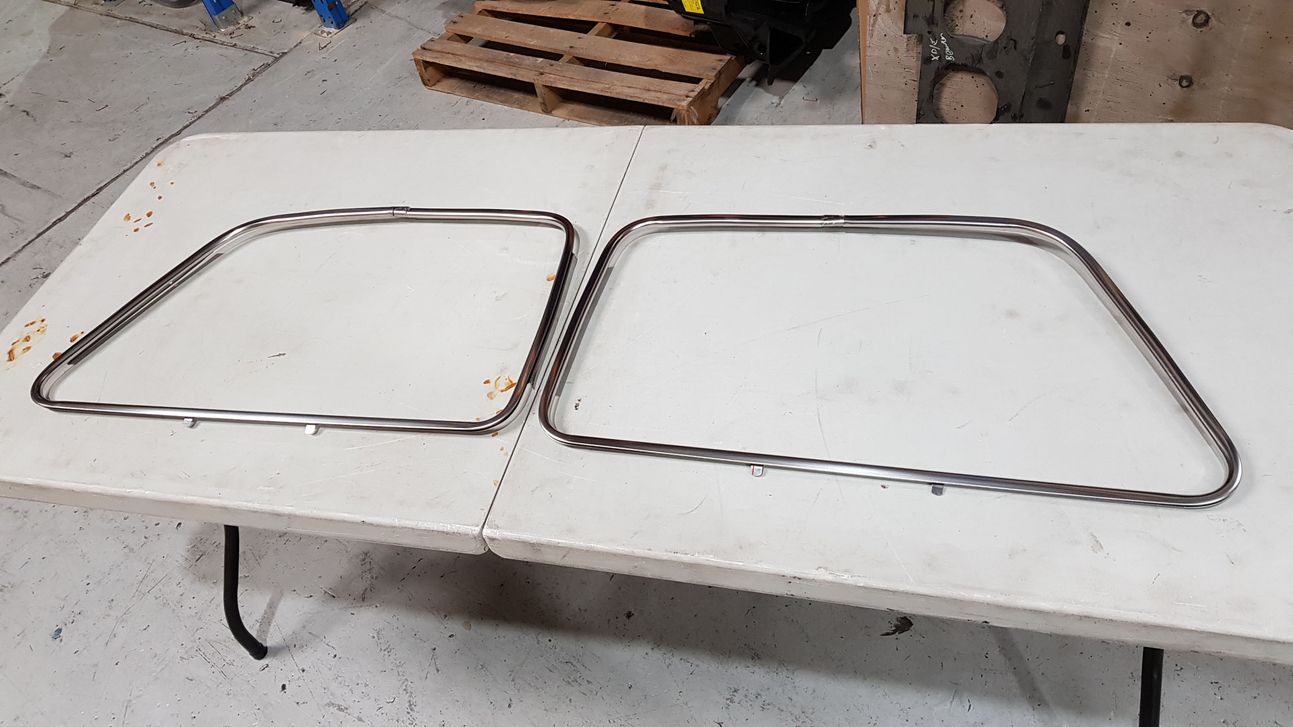 Chevy Pickup 1947-1954 Stainless Exterior Window Frames Pair