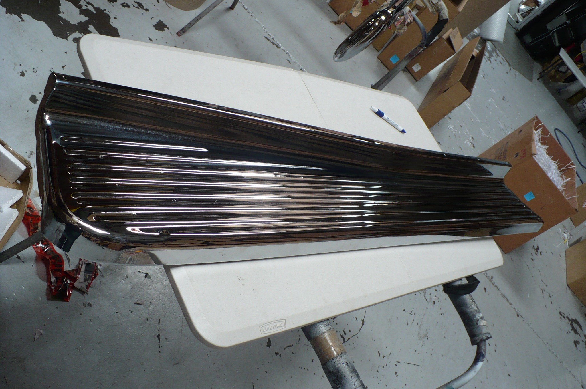 Chevy Pickup 1947-1954 Chrome Left Hand Stepside Running Board