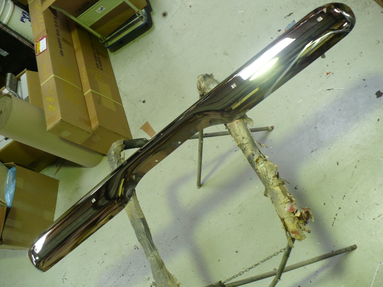 Chevy Pickup 1958-1959 Bumper Rear Fleetside