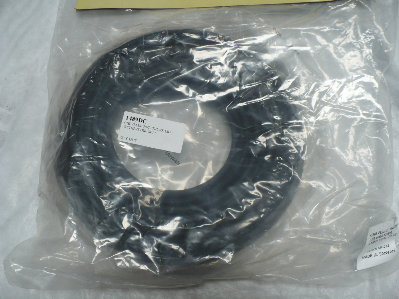 Chevelle 1970-1972 Boot Lid Weatherstrip Seal