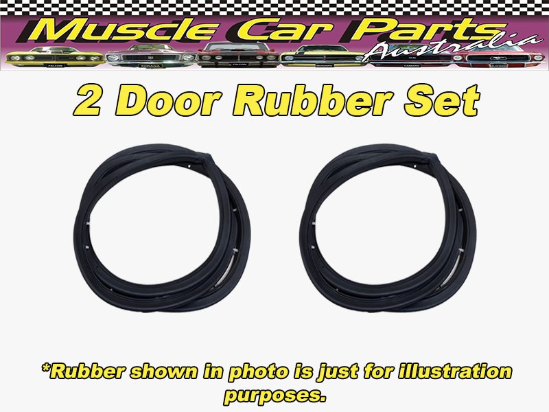 Ford Falcon XR-XY Front Door Rubber / Seal Set (2pc)
