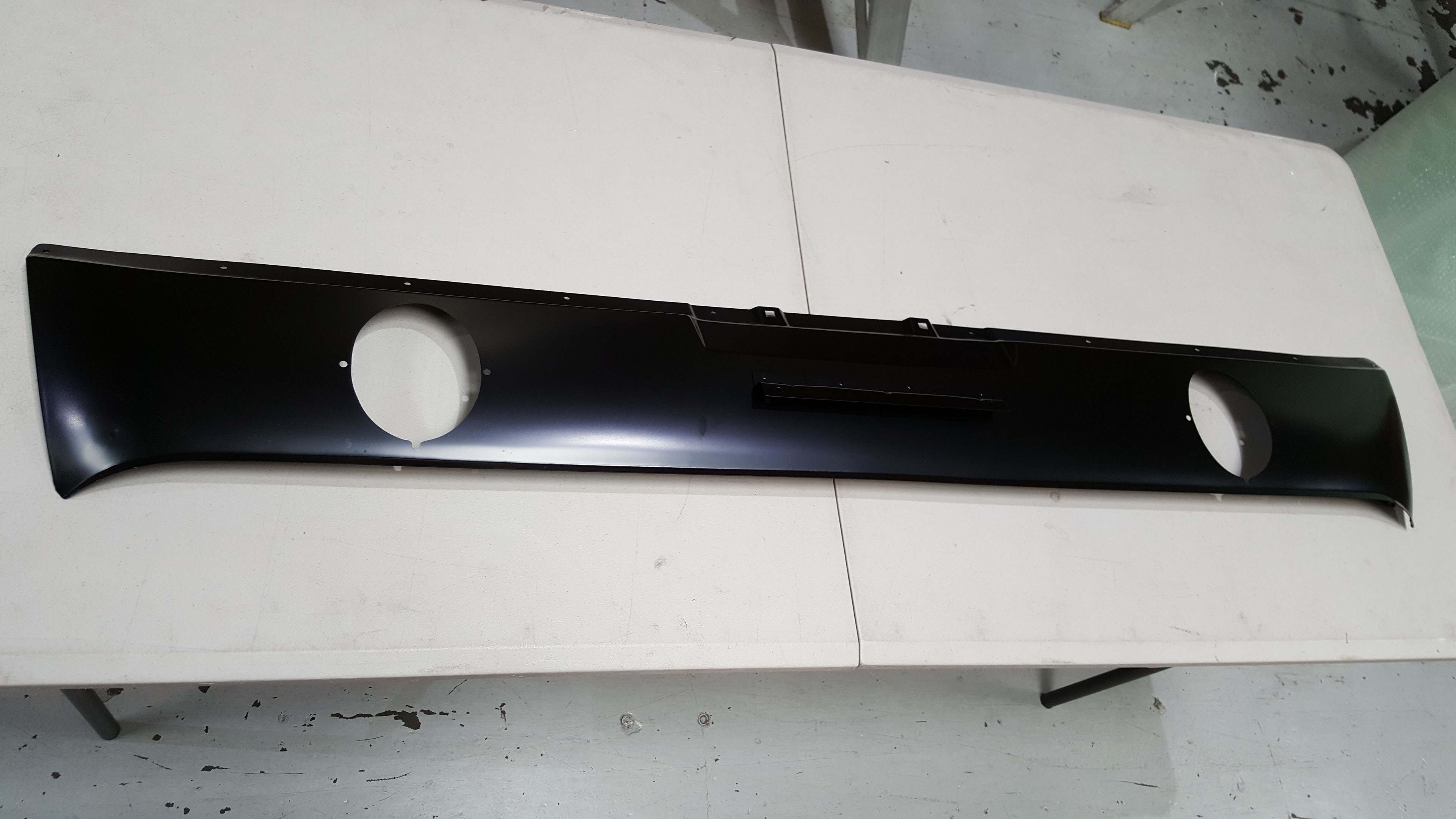 Mustang 1964-1966 Rear Valance with Exhaust Hole Cutouts