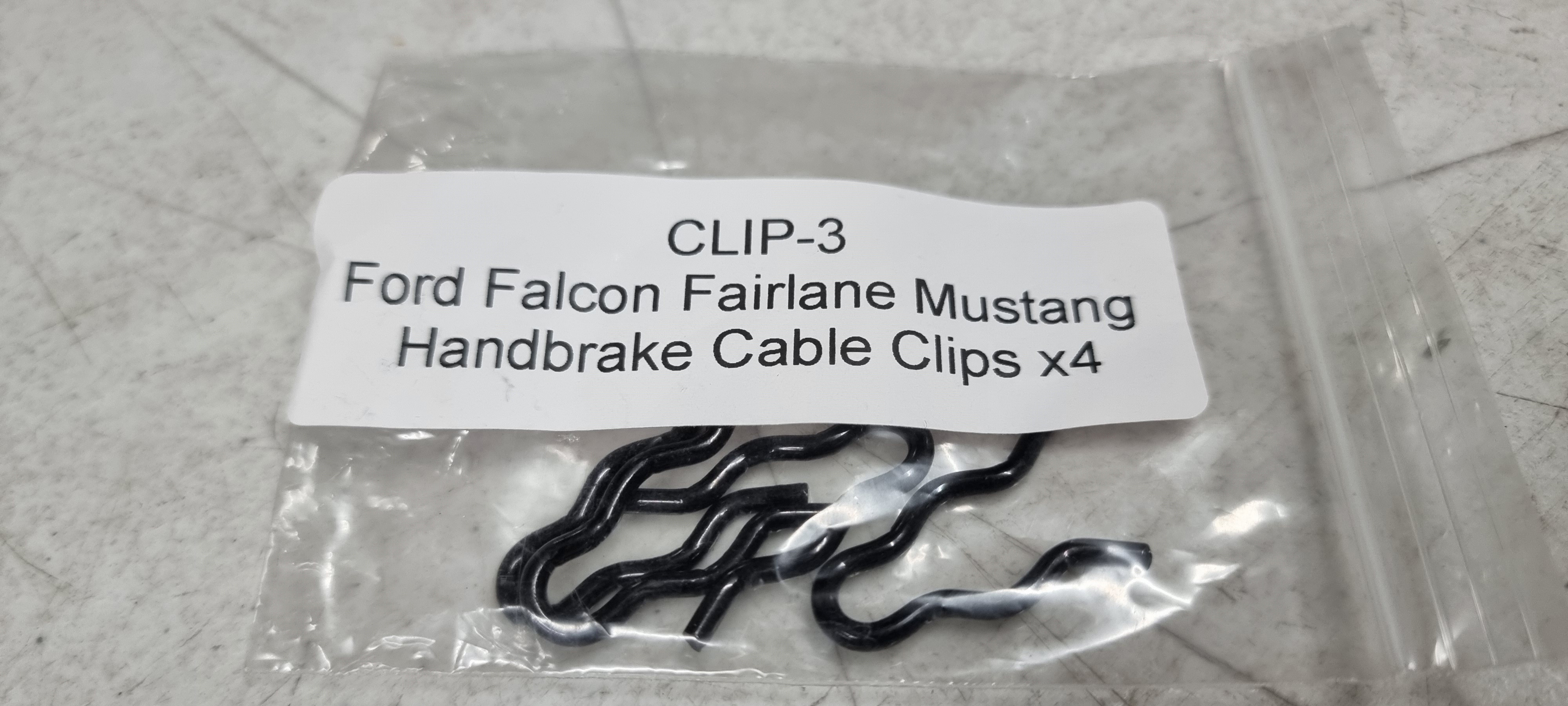 Ford Falcon XR-XY Handbrake Cable Clip 4PK