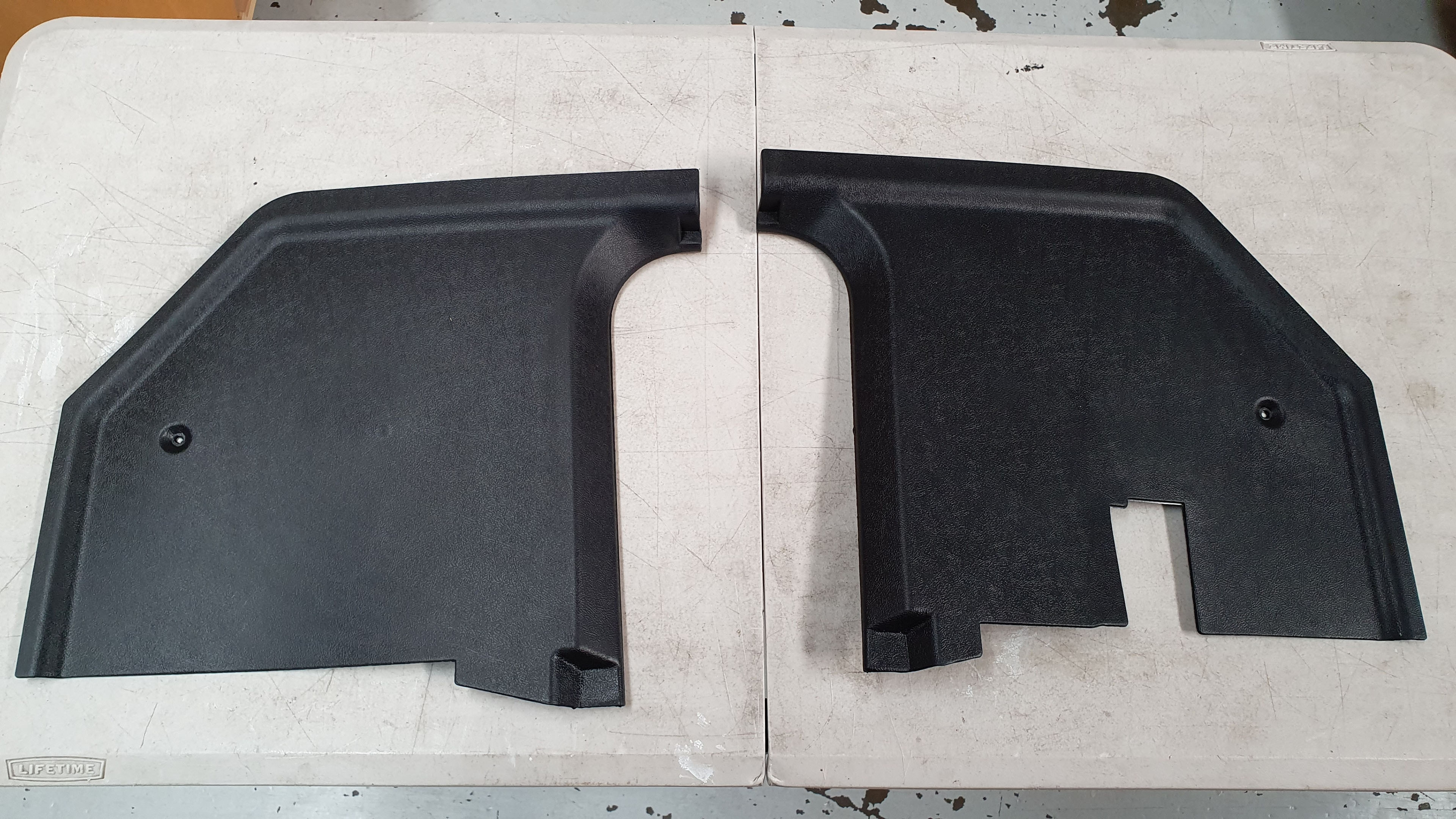 Ford Falcon XA-XB ZF-ZG Black Kick Panels