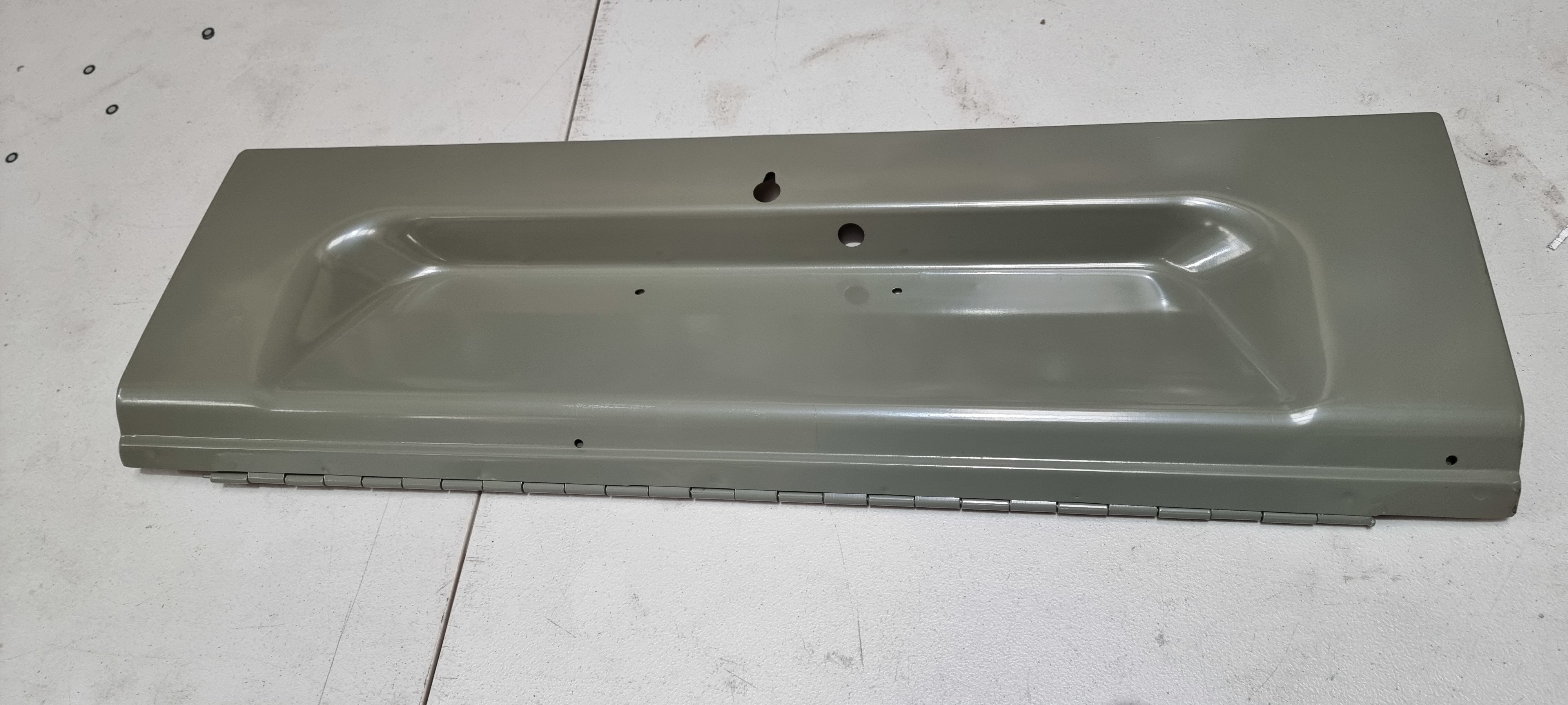 Holden HK-HT-HG Ute Van Panelvan Metal Spare Wheel Door (SECONDS-READ DESCRIPTION*)