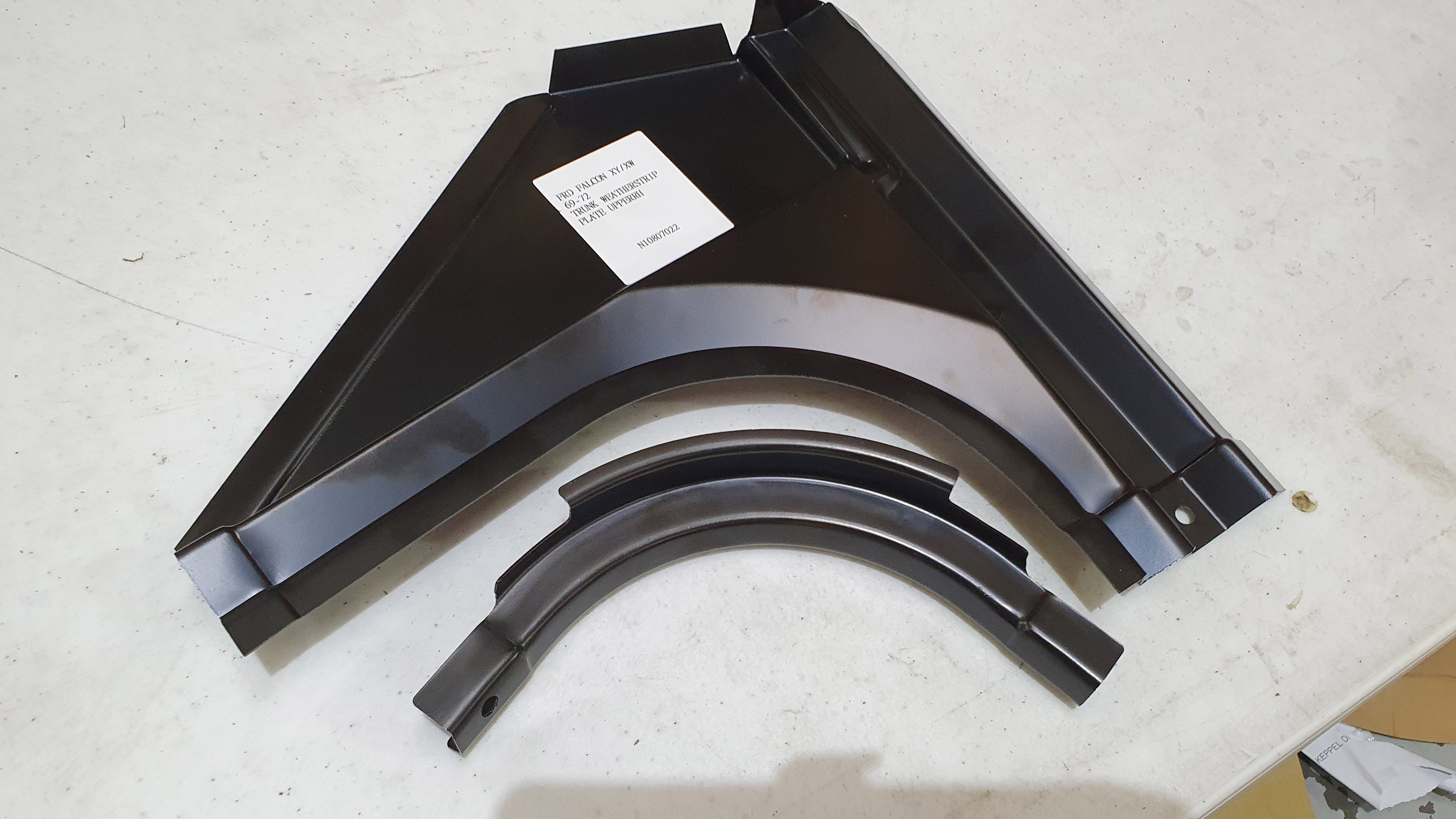 Ford Falcon XW-XY Upper Quarter Boot Corner Right Hand With Channel / Gutter