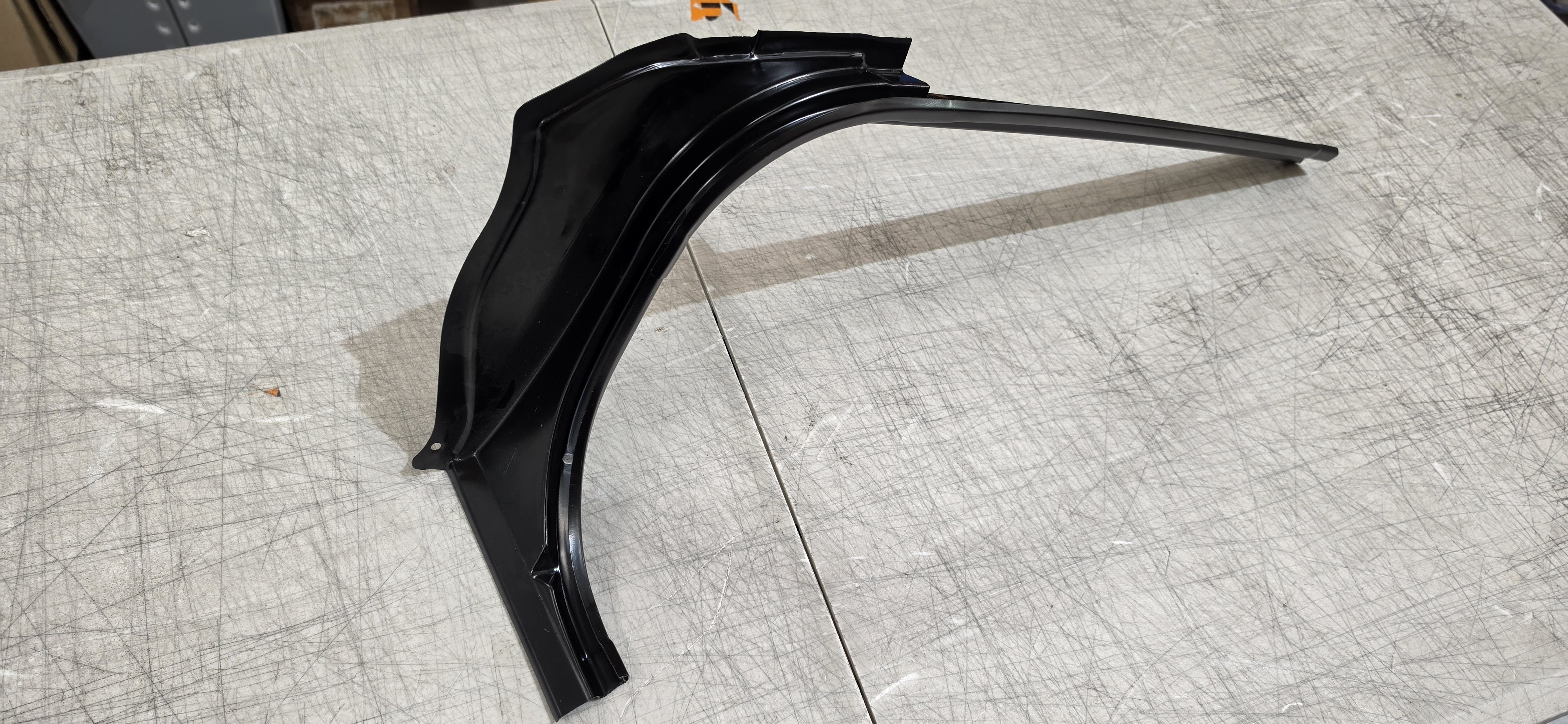 Ford Falcon XW-XY Left Hand Boot / Trunk Gutter With Drop Off