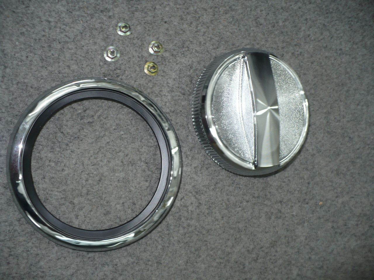 Ford Falcon XW-XY Fuel / Petrol Cap and Surround (with Nuts)