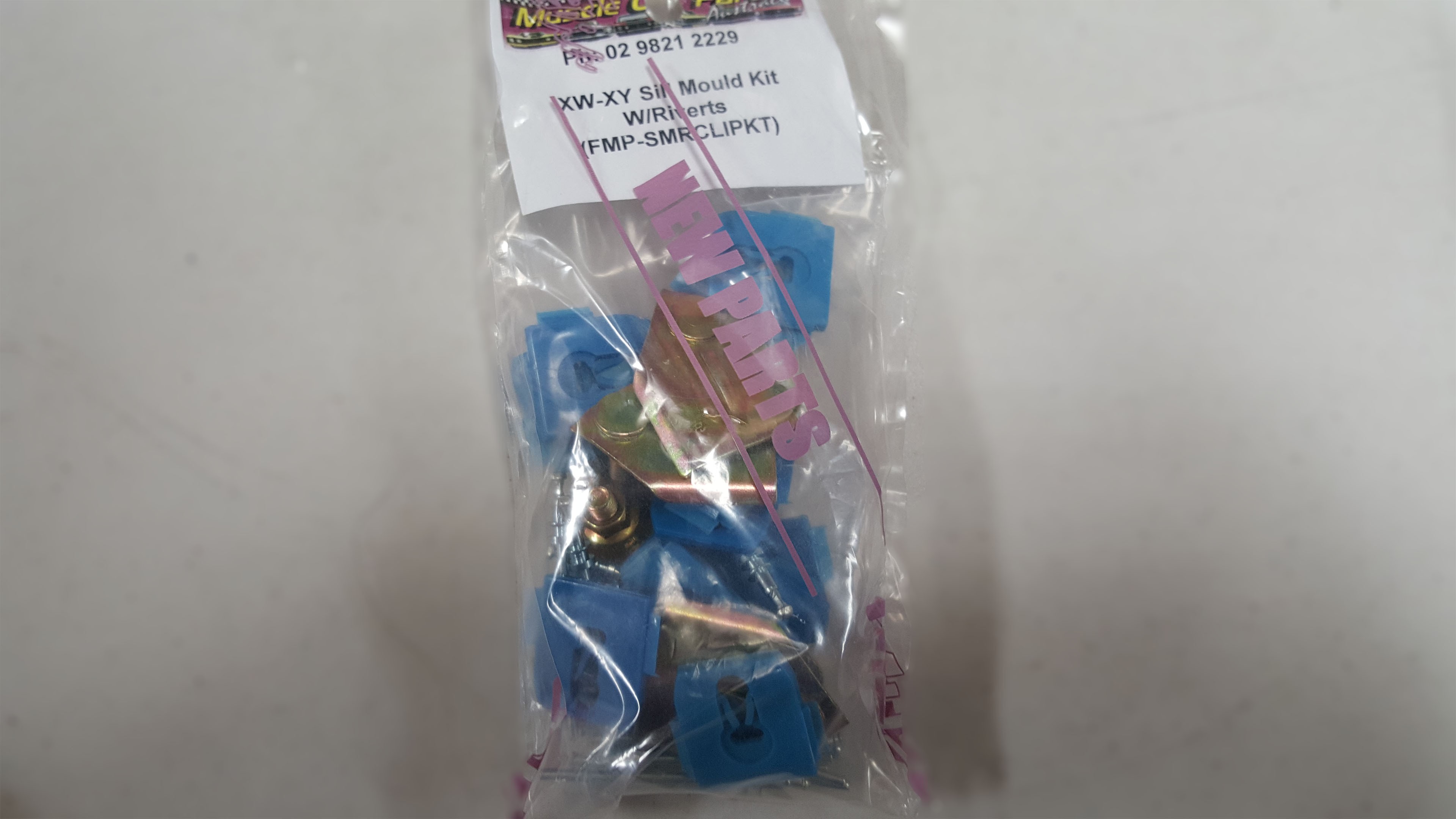 Ford Falcon XW-XY Sill Mould Clip Kit With Rivets