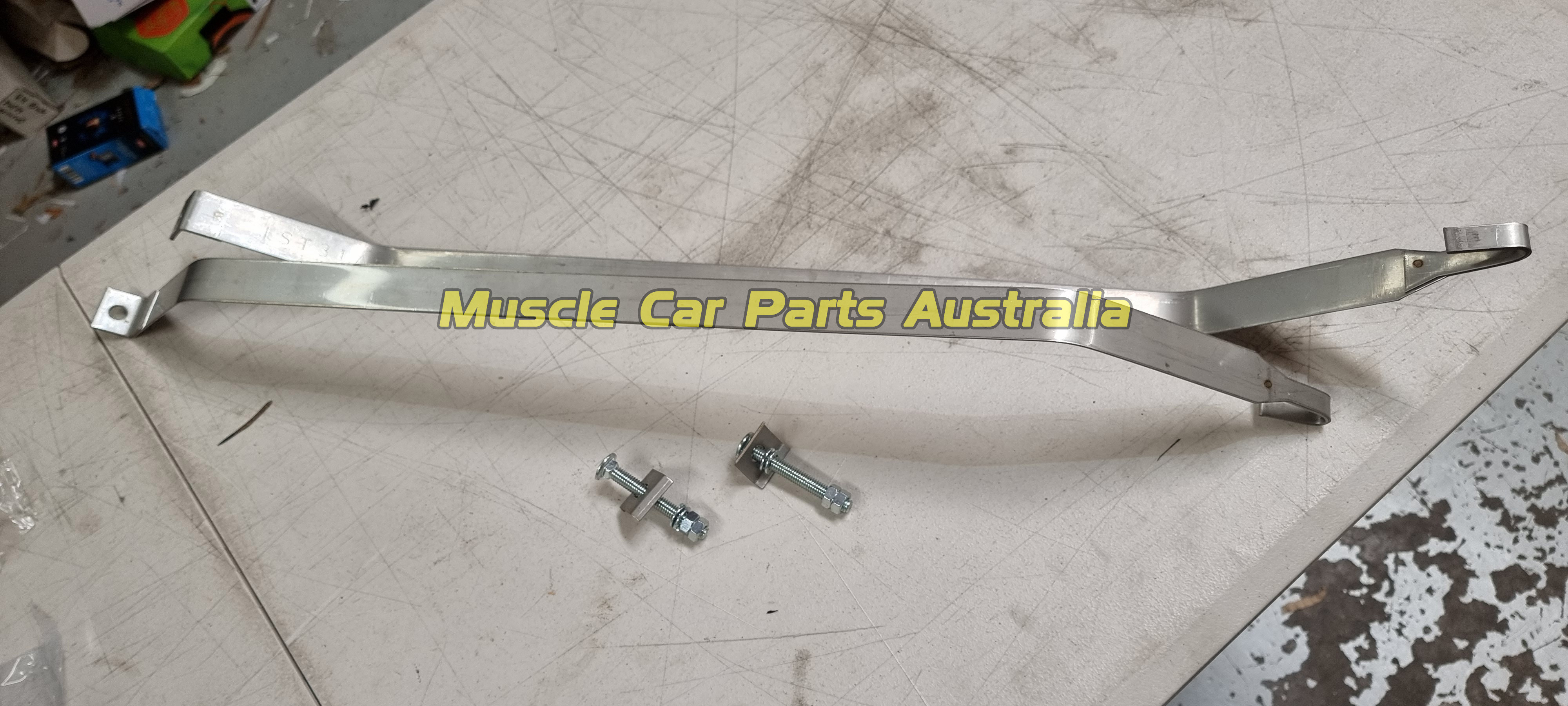 Chevrolet 1955-1957 Fuel / Gas Tank Stainless Steel Strap Set