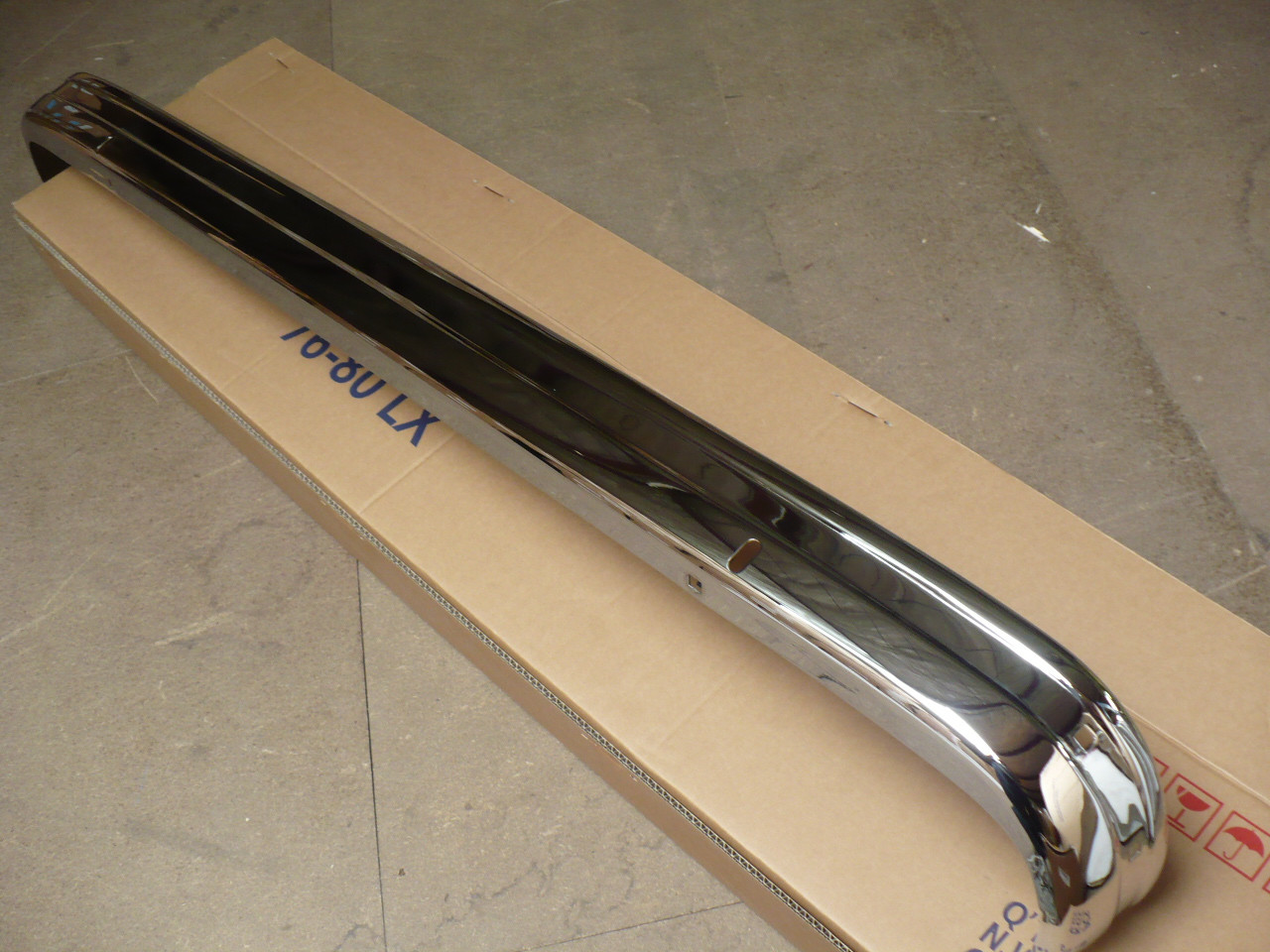 Holden Torana LH-LX Chrome Rear Bumper Plain With Jack Hole