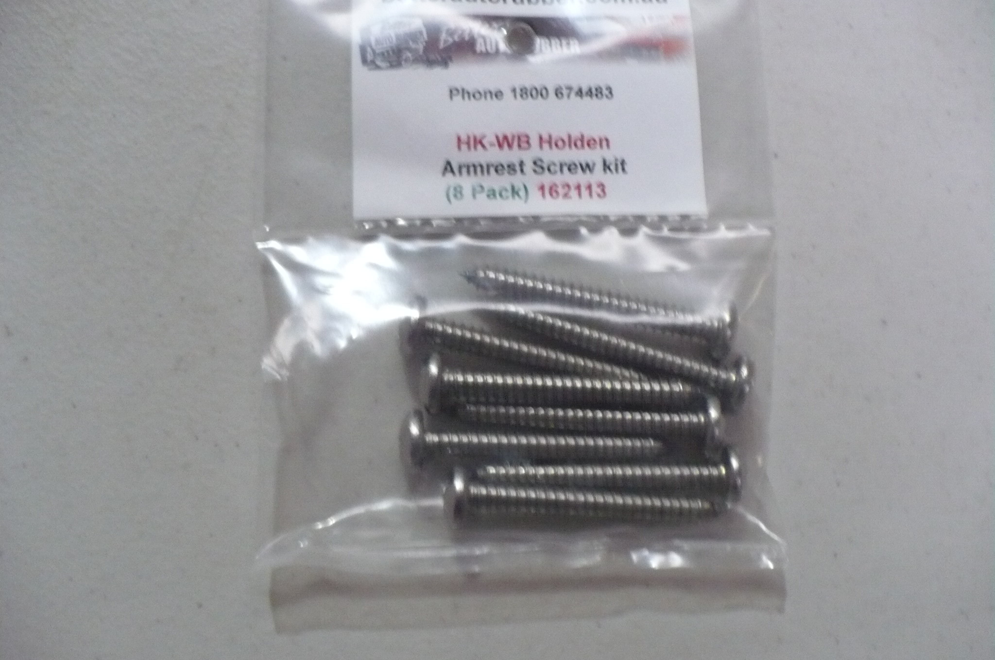 Holden HK-WB Armrest Screw Kit 8pc