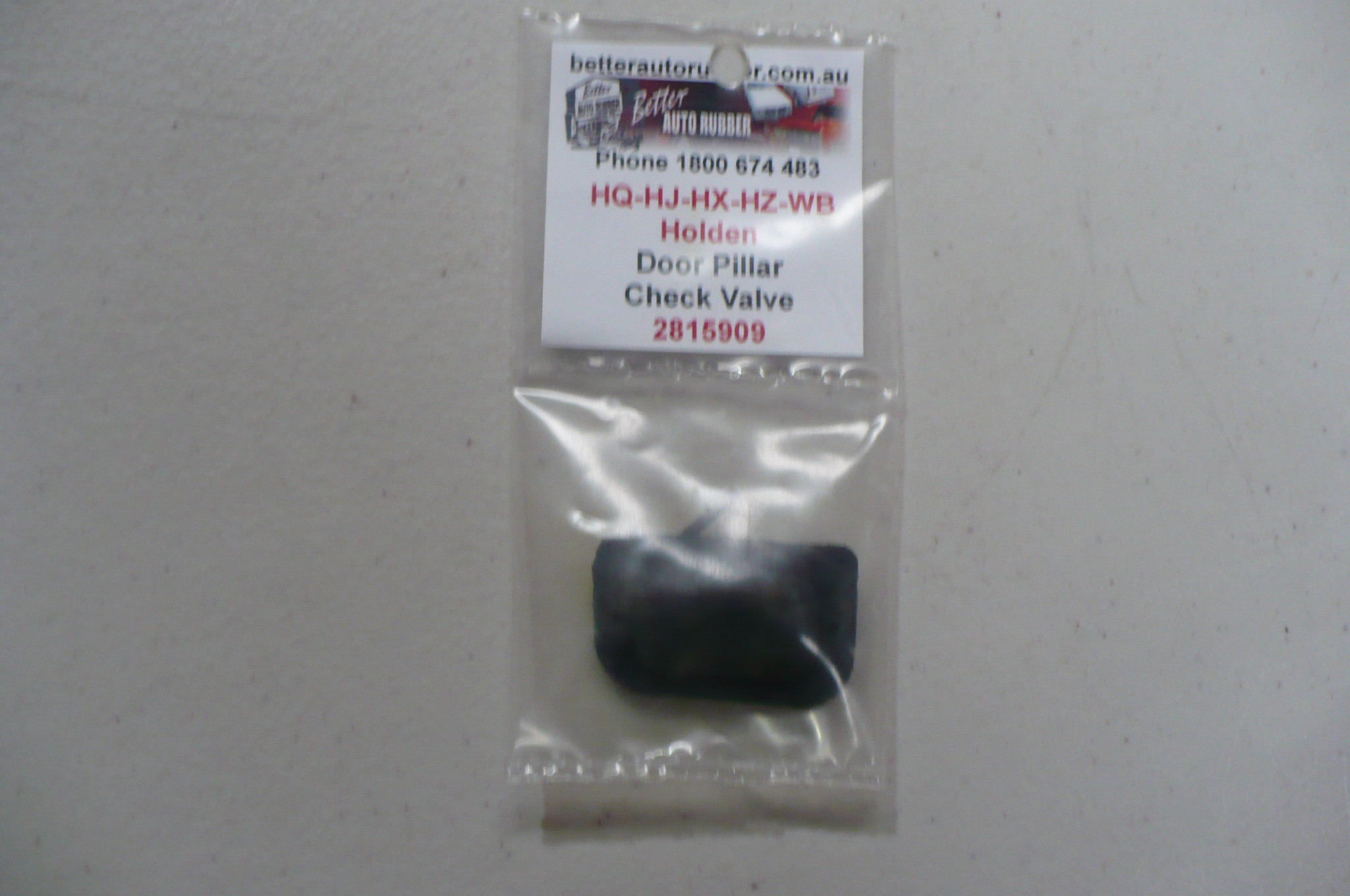 Holden HQ-WB Door Pillar Check Valve