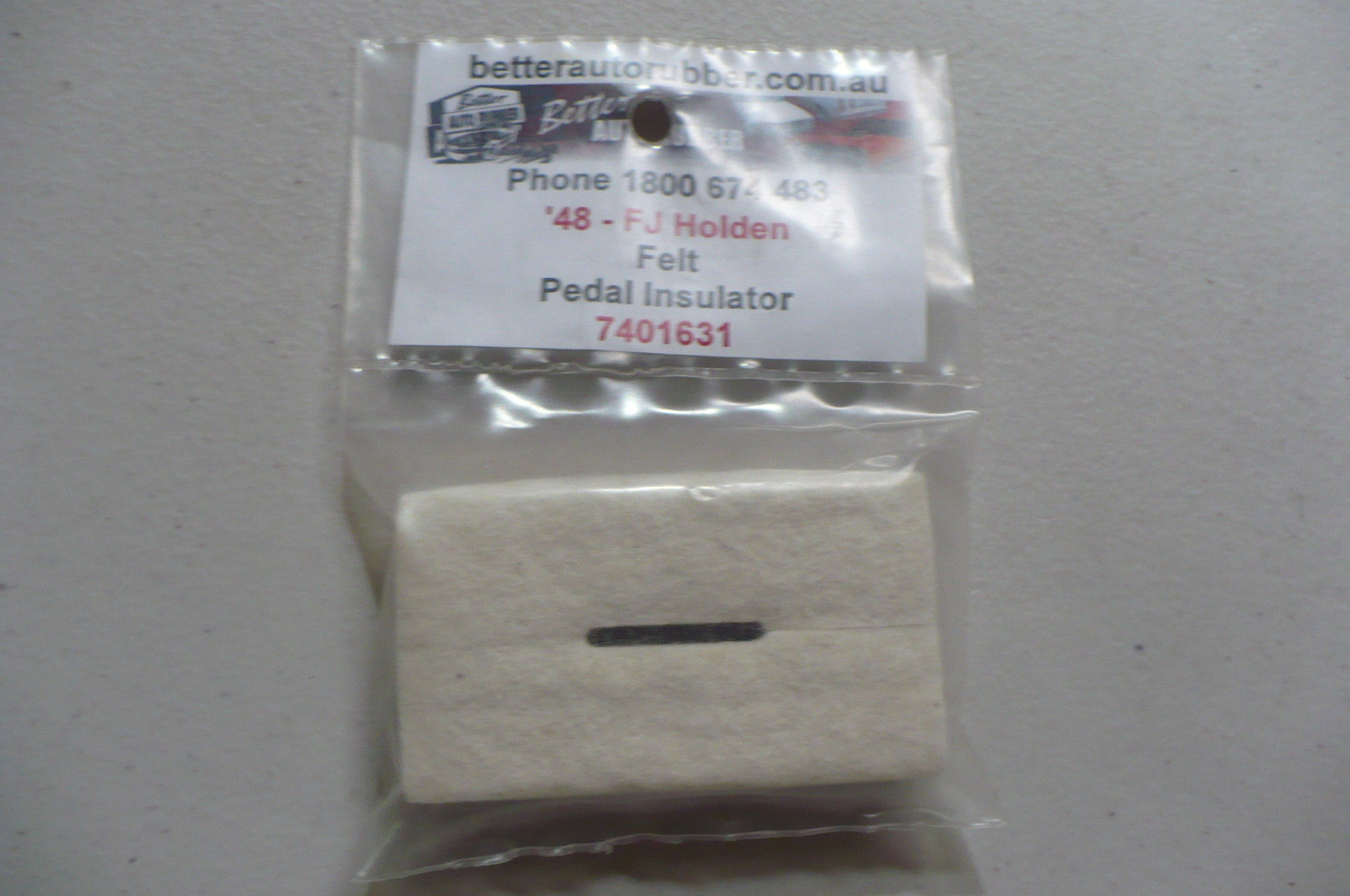 Holden FX-FJ Felt Pedal Insulator