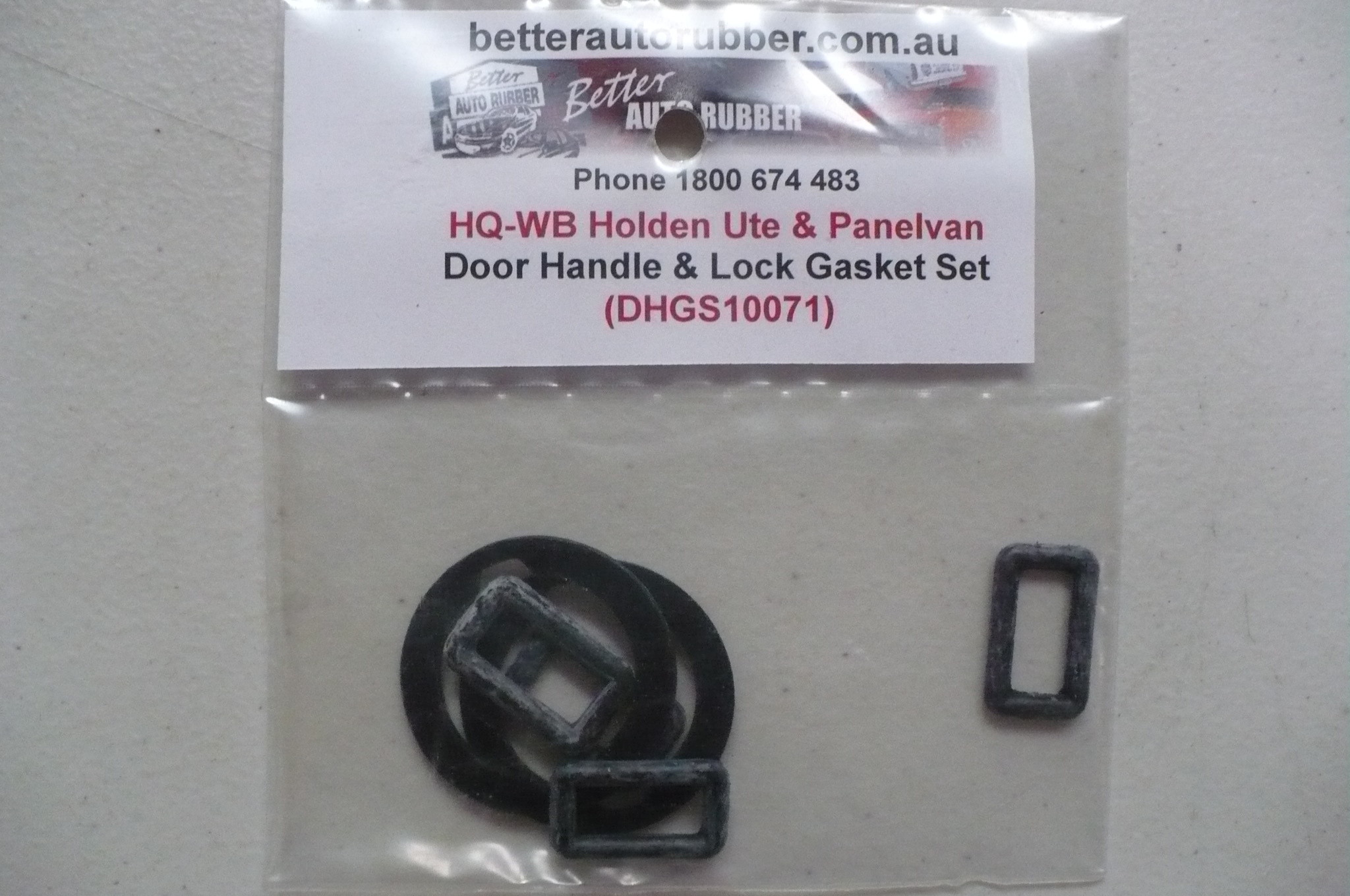 Holden HQ-WB Ute/Van Door Handle & Lock Gasket Set