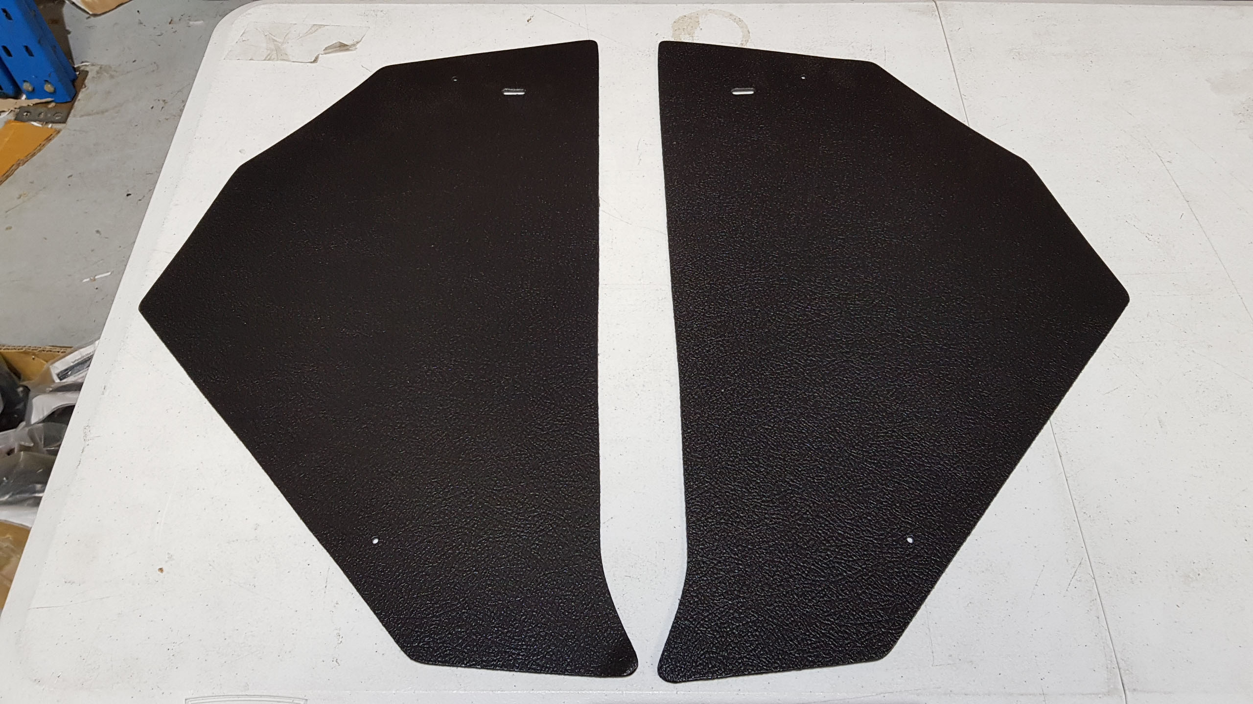 Holden FE-FC Black Embossed Board Kick Panels