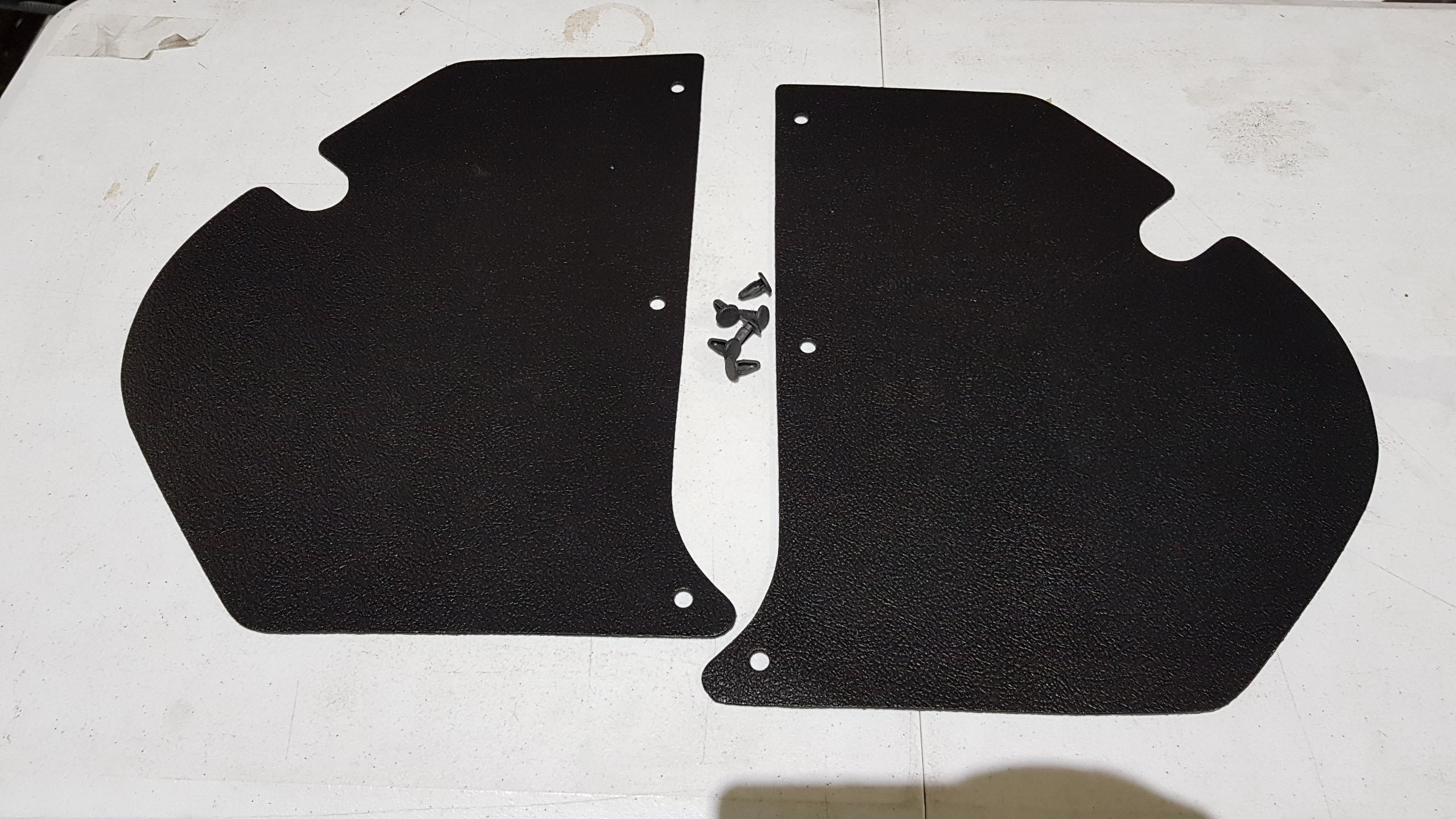 Holden HD-HR Black Embossed Board Kick Panels