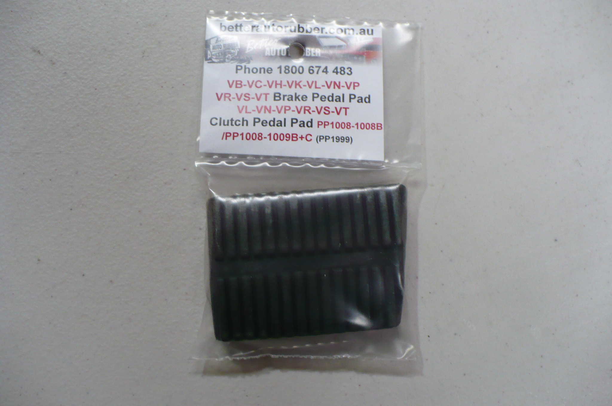 Holden Commodore VB-VT Brake Pedal Pad or VL-VT Clutch Pedal Pad