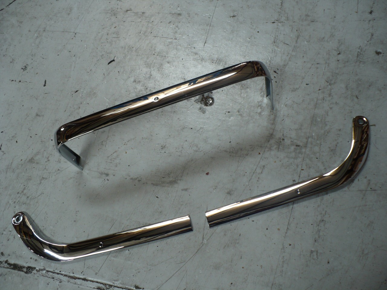 Impala 1963-1964 Front Seat Back Moulding (3pc) LH=RH