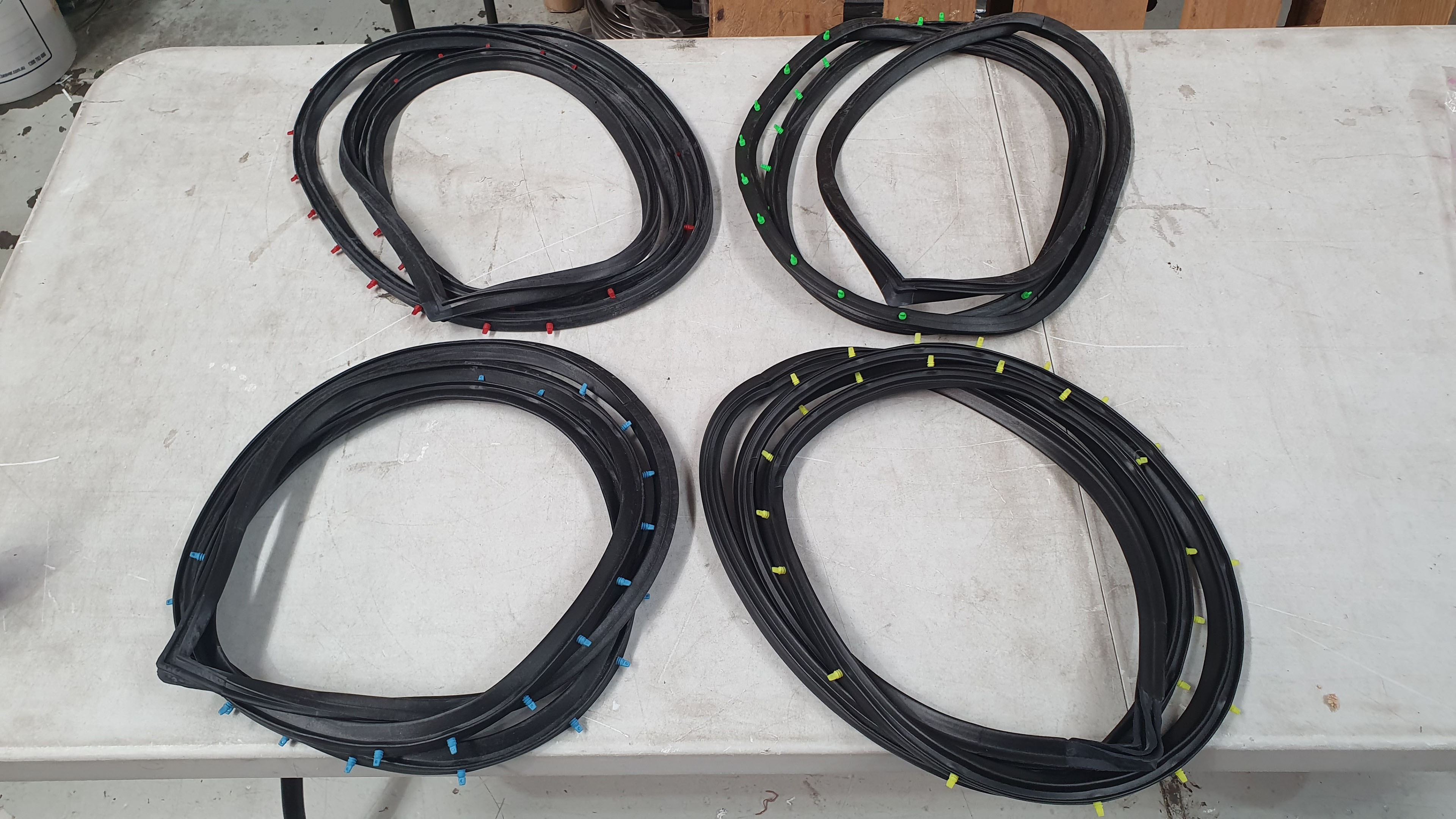 Mazda RX2 Sedan Capella 4 Door Rubber / Seal Set