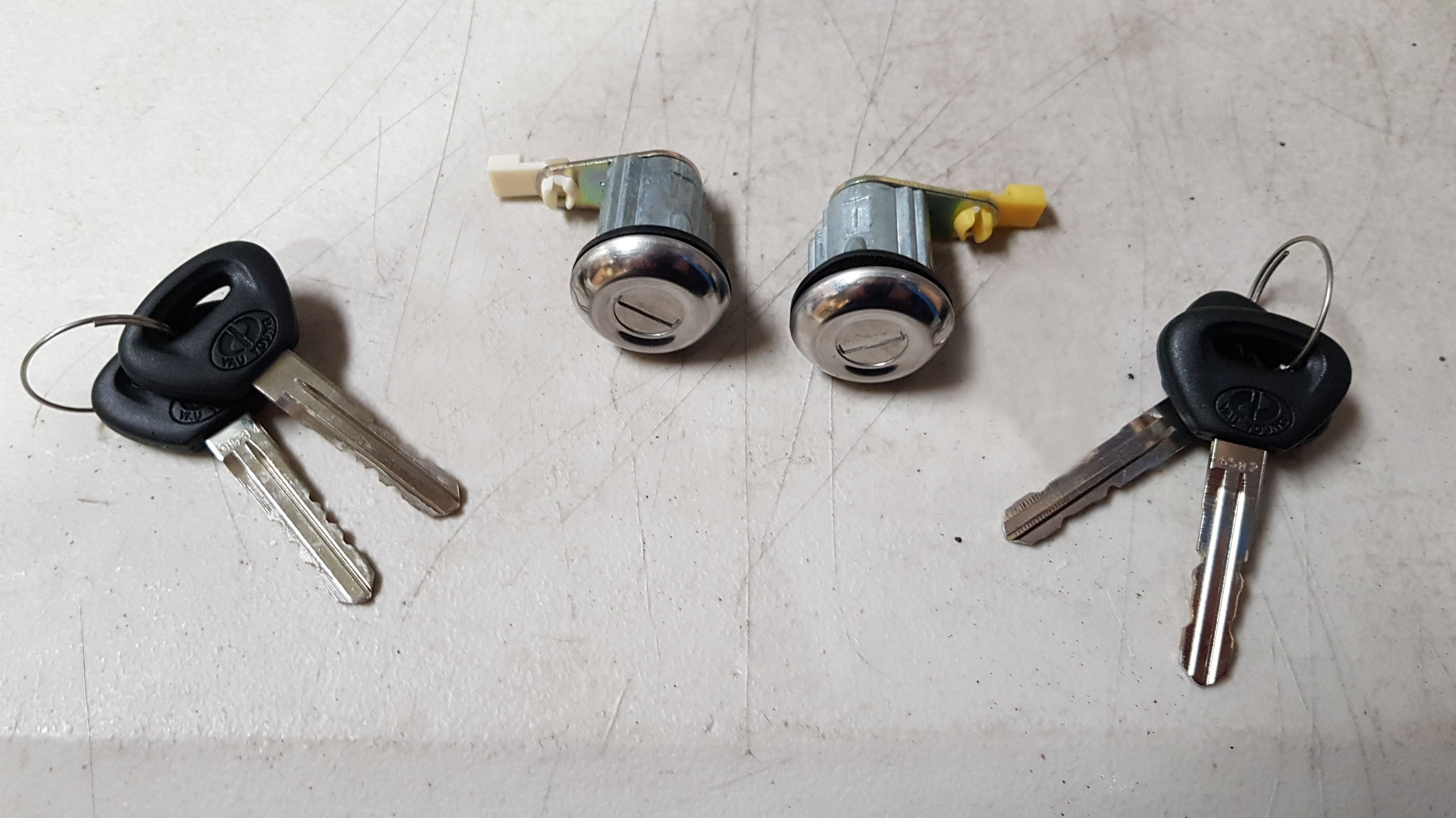 Mazda RX3 Front Door Lock Set (Pair)