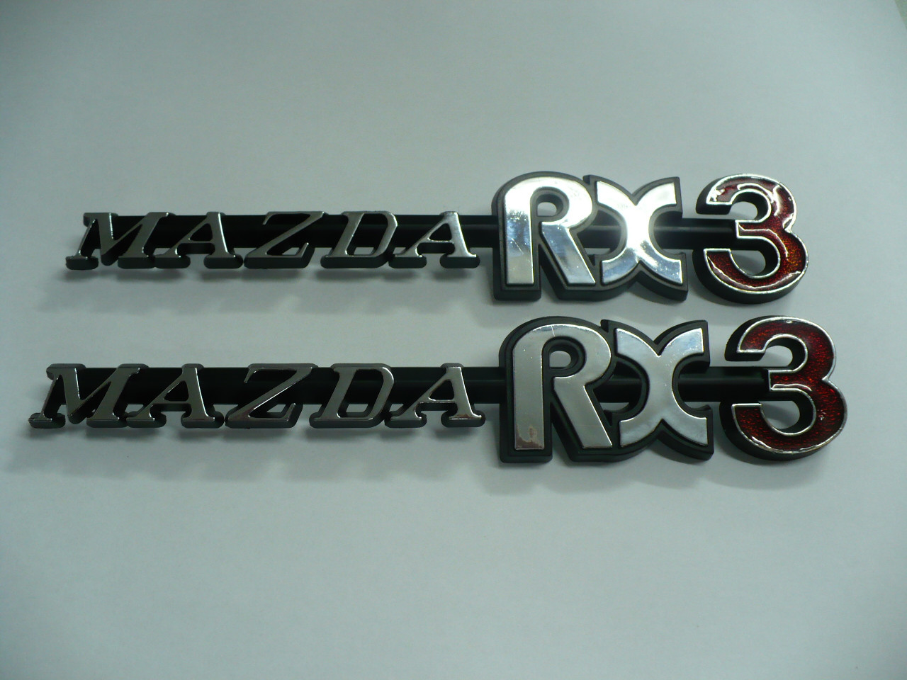 Mazda RX3 Quarter Badge (Pair)