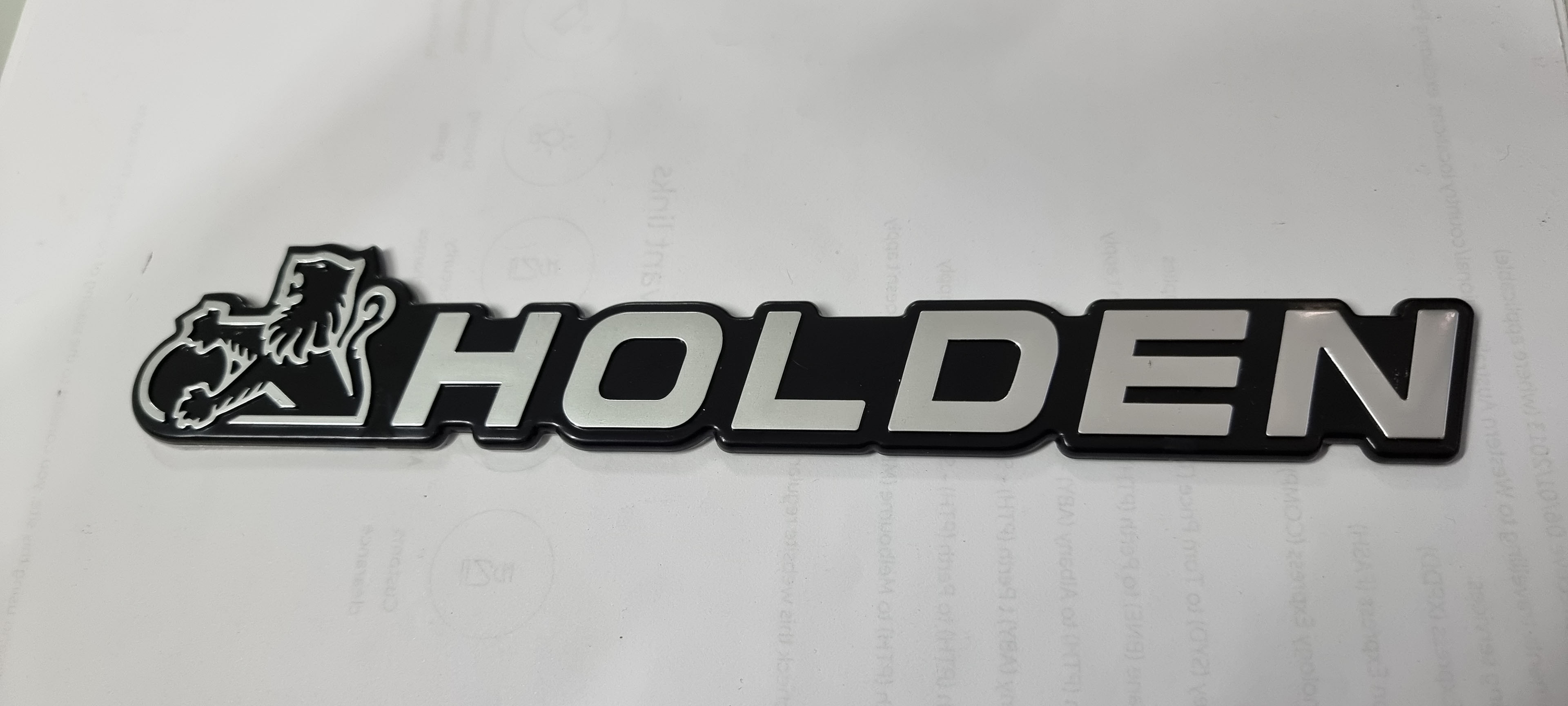 Holden Commodore VL Boot Badge