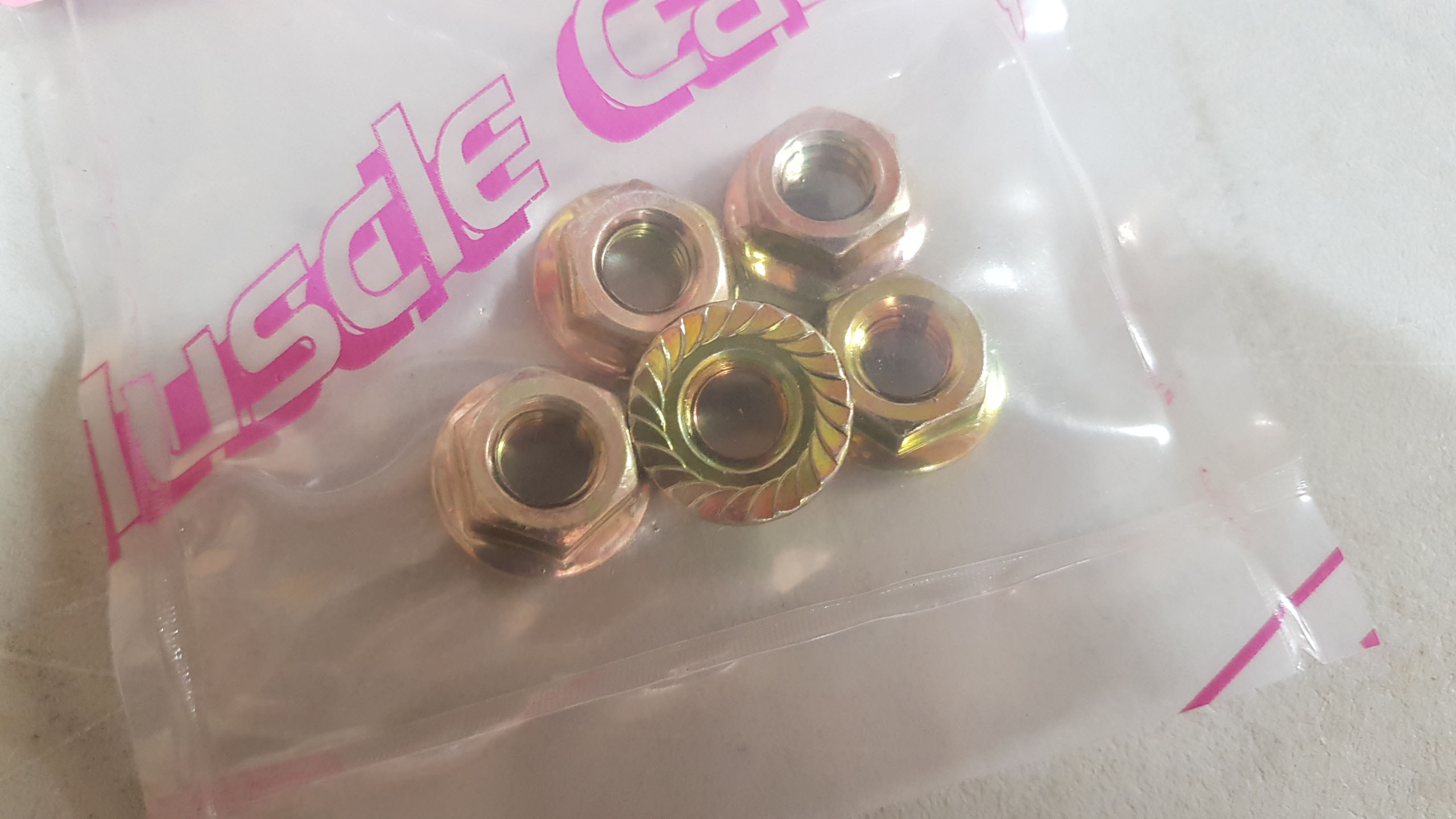 Whizlock / Serrated Flange Nut 5/16 UNC Thread 5 Pack