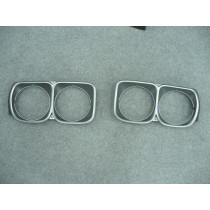 Mazda RX3 12A Charcoal Headlight Surrounds (Pair)