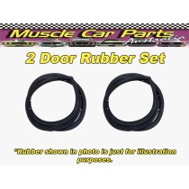 Ford Falcon XR-XY Front Door Rubber / Seal Set (2pc)