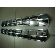 Mazda RX3 Coupe Rear Pillar Vents (2pc) Chrome