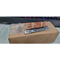 Ford Falcon XW-XY 351 HP Console Badge