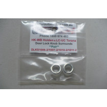 Holden HK-WB & Torana LC-UC Door Lock Knob Surrounds 2pc