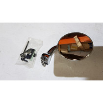 3 Inch Round Peep Mirror With Bent Arm