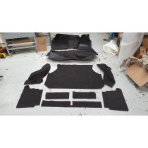 Holden Torana LX Two Door Black Loop Pile Complete Carpet Kit With Underlay (12PC)