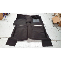 Ford Falcon XW-XY Black Loop Pile Carpet With Underlay (4PC)