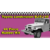 Rubber Kit To Suit Toyota Landcruiser Ute BJ45 FJ45 With Vent Windows 