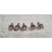 Ford Falcon XR-XY Gold Zinc Guard / Fender Bolts 5pk