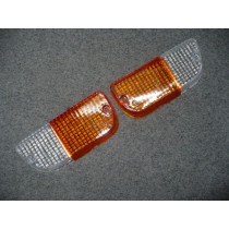 Mazda RX3 Park Lamp Lens Orange/Clear 