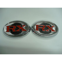 Mazda RX3 RX Rear Pillar Badges (Pair)