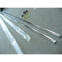 Mazda RX3 Sill Moulds 2pc with 10pc Clip Set and 4pc End Cap Rubbers
