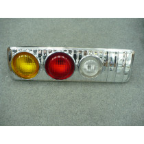 Mazda RX3 Savanna Chrome Tail Light Assembly (Pair) 10A 12A S102A S124A