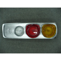 Mazda RX3 Savanna Chrome Tea Cup Tail Light Assembly (Pair) 10A 12A S102A S124A