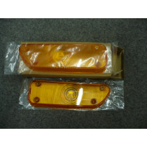 Mazda R100/1000 Front Lenses (Amber)