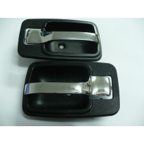 Datsun 1200 Inner Door Handles with Scratch Pads (Pair)