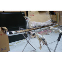 Datsun 1600/510/Blue Bird One piece style Chrome Rear Bumper Bar WITH Overrider Holes